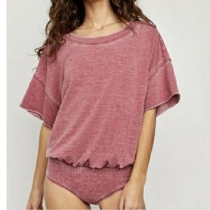 Pink Lily Dusty Rose Bodysuit